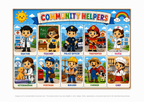 Community Helpers Puzzle  (A4 Size)