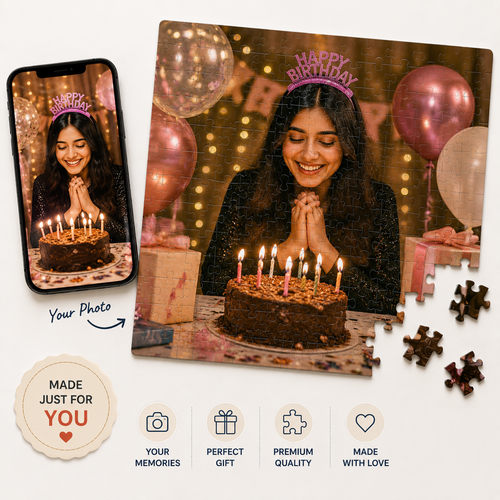 Custom Birthday Wooden Puzzle personalized wooden puzzle