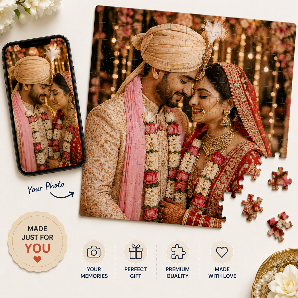 Custom Marriage Photo Puzzle