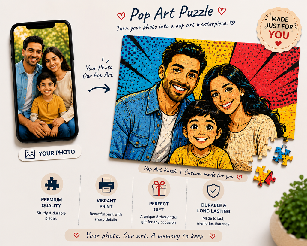Custom Pop Art Puzzle