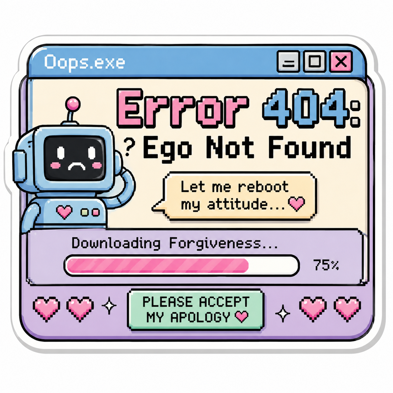 Error 404 Ego Not Found Magnet