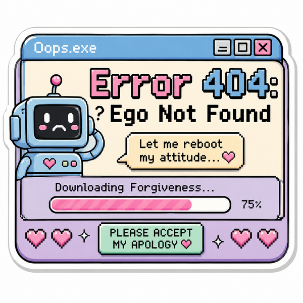 Error 404 Ego Not Found Magnet