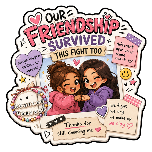 Friendship Survived This Fight Magnet