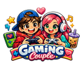 Gaming Couple Fridge Magnet