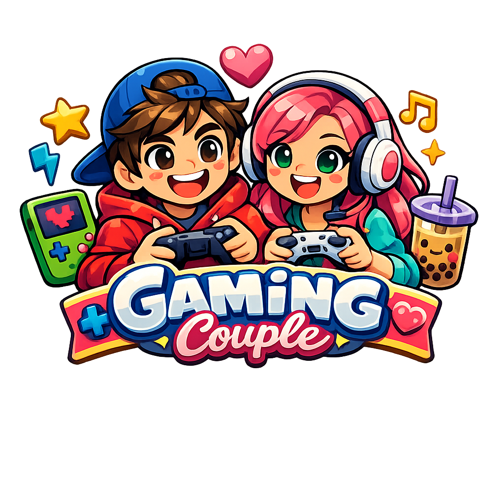 Gaming Couple Fridge Magnet