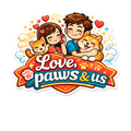 Love Paws And Us Fridge Magnet
