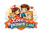 Love Paws And Us Fridge Magnet