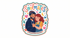 Forever Connected Soulmates Fridge Magnet