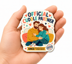 Official Cuddle Partner Certified Fridge Magnet