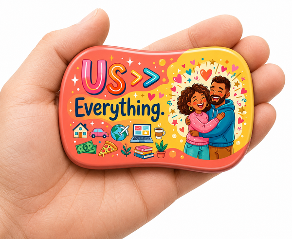 Us Over Everything Fridge Magnet