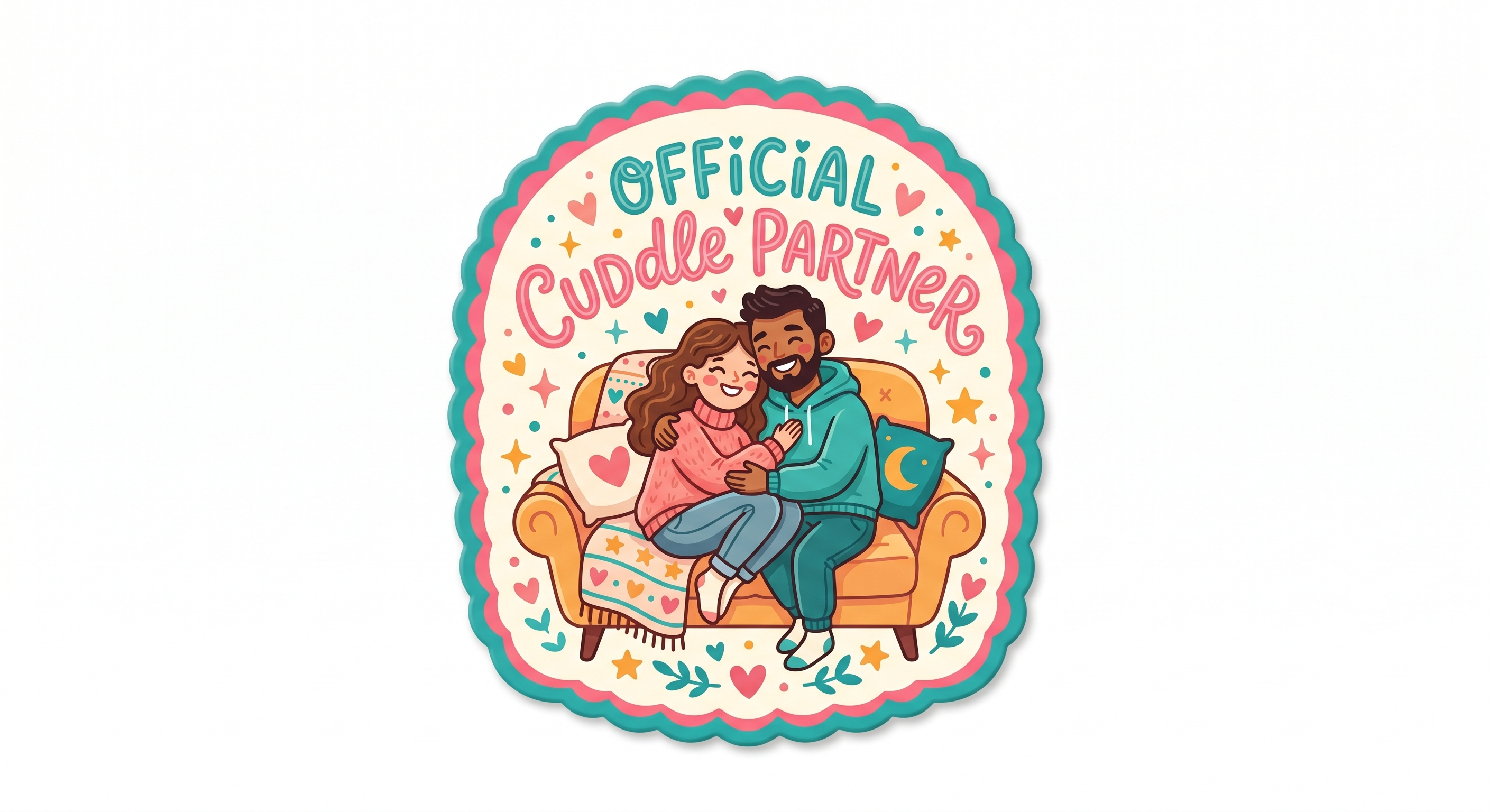 Official Cuddle Partner Fridge Magnet