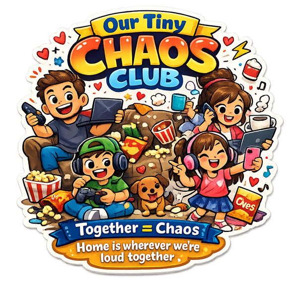 Our Tiny Chaos Club Fridge Magnet