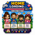 Home Loading Family Fridge Magnet