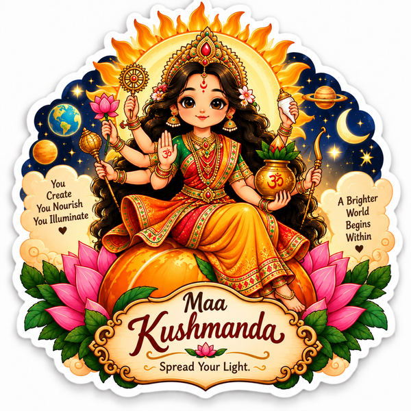 Maa Kushmanda Navratri Fridge Magnet