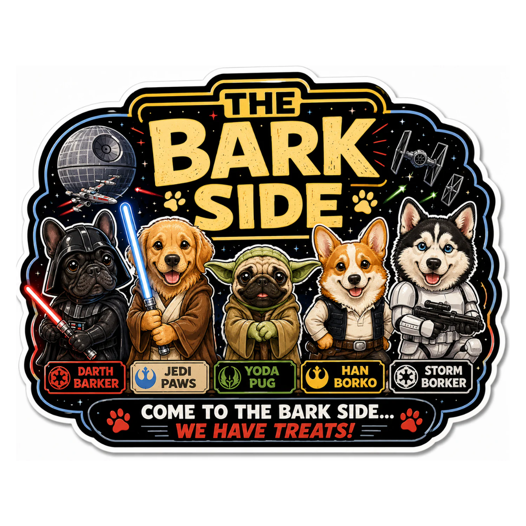 The Bark Side Dog Fridge Magnet