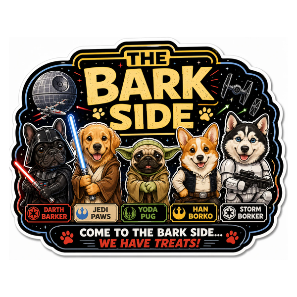 The Bark Side Dog Fridge Magnet