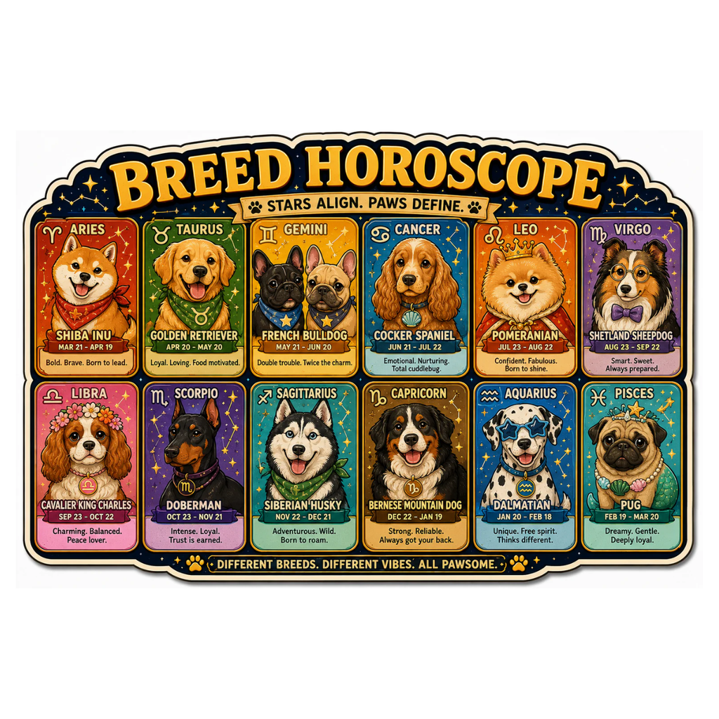 Breed Horoscope Fridge Magnet