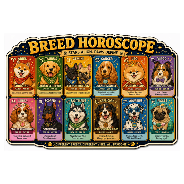 Breed Horoscope Fridge Magnet