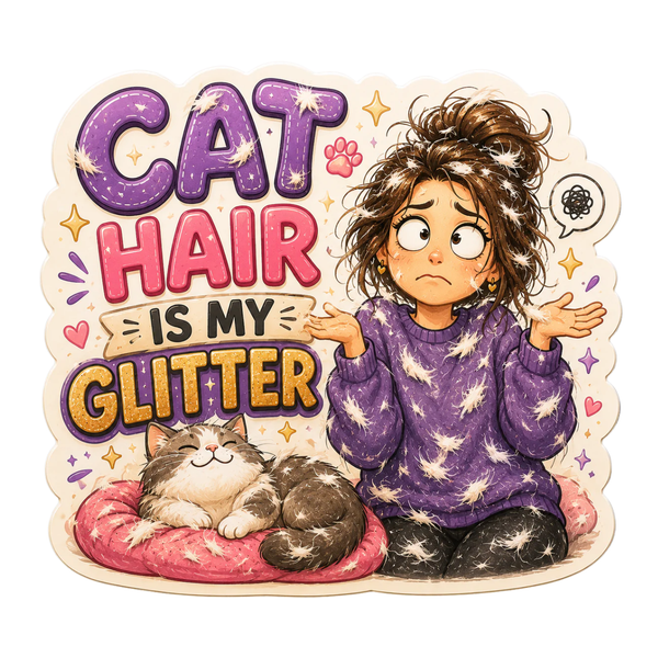 Cat Hair Is My Glitter Magnet