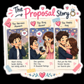 The Proposal Story Comic Fridge Magnet