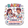 Rakhi Annual Protection Subscription Magnet