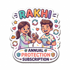 Rakhi Annual Protection Subscription Magnet