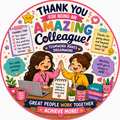 Amazing Colleague Achievement Fridge Magnet