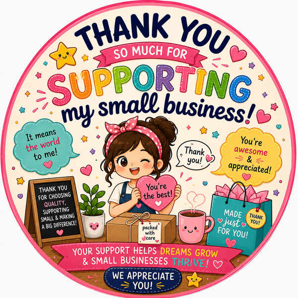 Supporting My Small Business Fridge Magnet