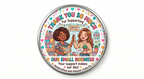 Thank You So Much for Supporting Our Small Business MDF fridge magnet featuring happy shop owners.