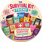 Survival Kit Friend Fridge Magnet