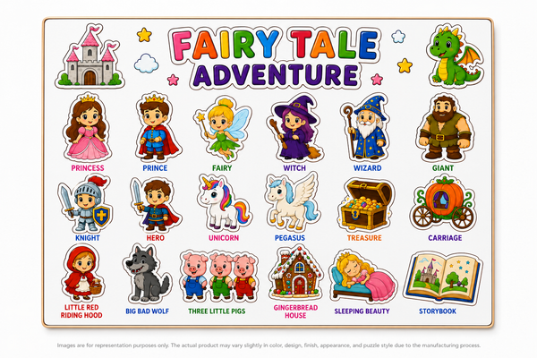 Fairy Tale Adventure Puzzle  (A4 Size)