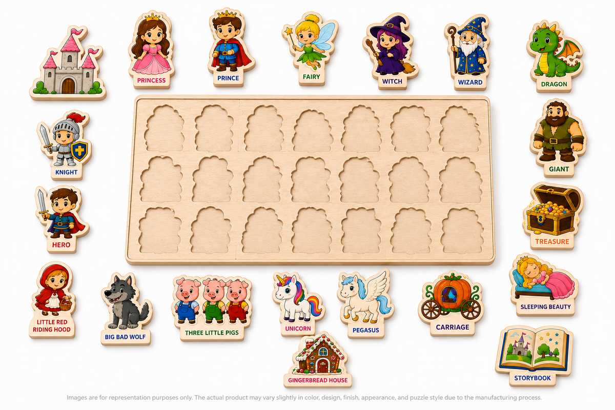 Fairy Tale Adventure Puzzle  (A4 Size)