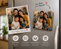 Custom Family Photo Fridge Magnet