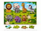 Wild Animals Puzzle  (A4 Size)