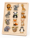 Wild Animals Wooden Tray Puzzle