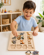 Wild Animals Wooden Tray Puzzle