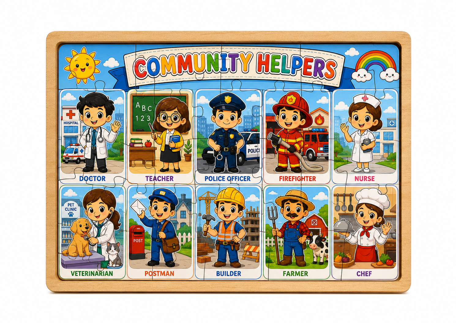 Community Helpers Puzzle