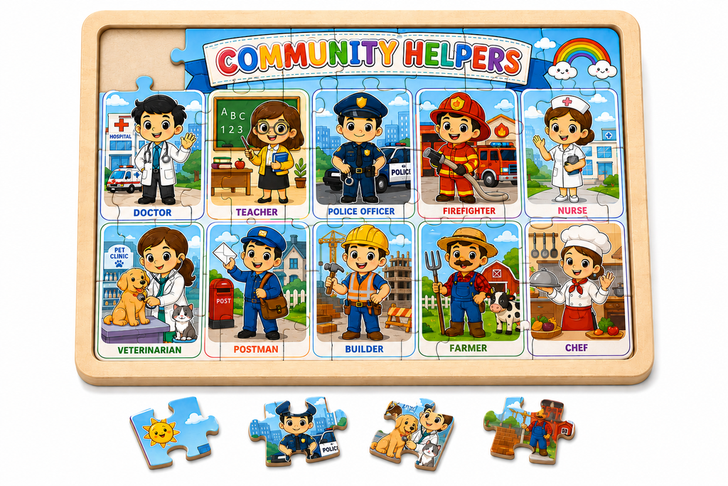 Community Helpers Puzzle