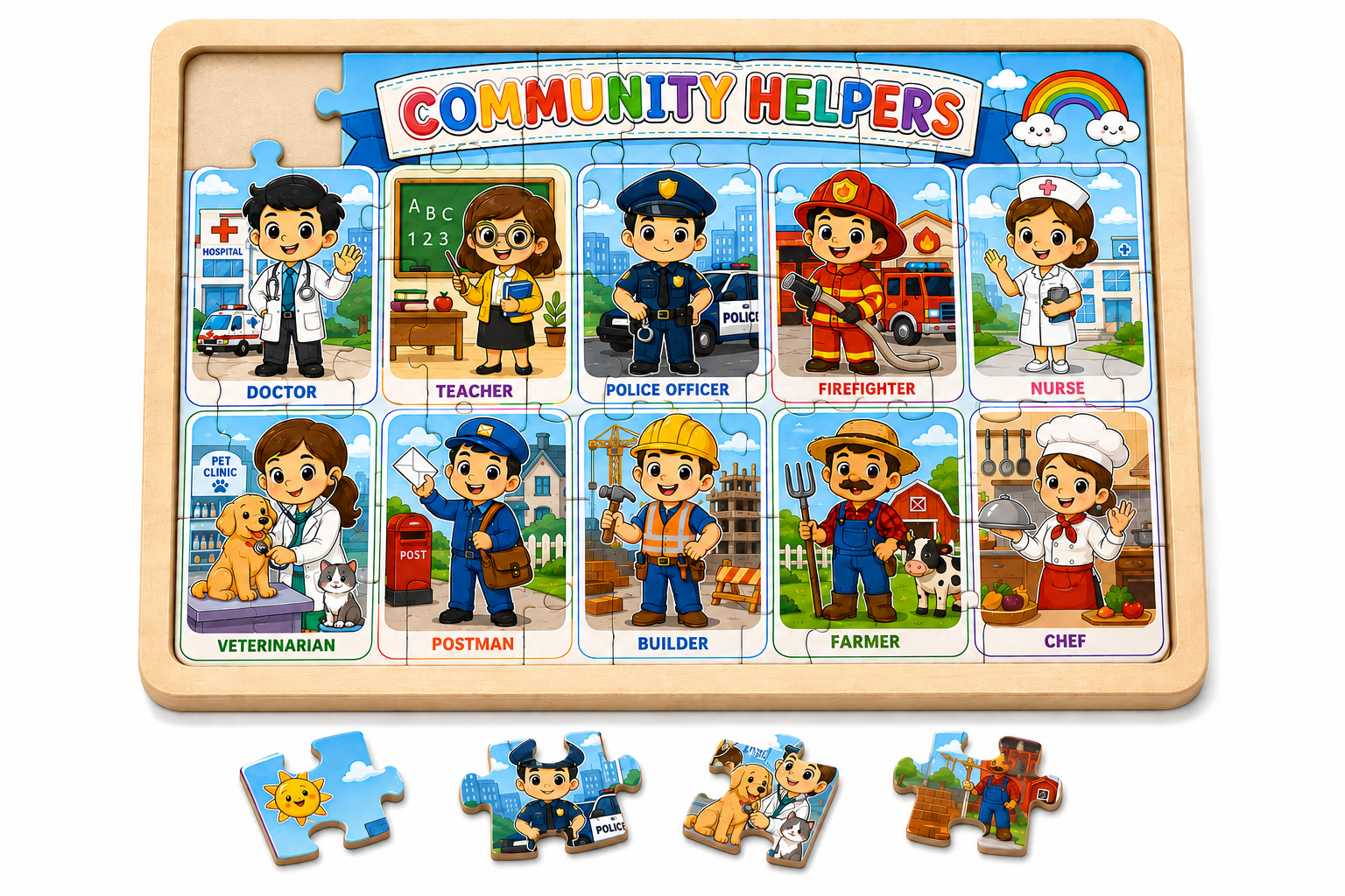 Community Helpers Puzzle