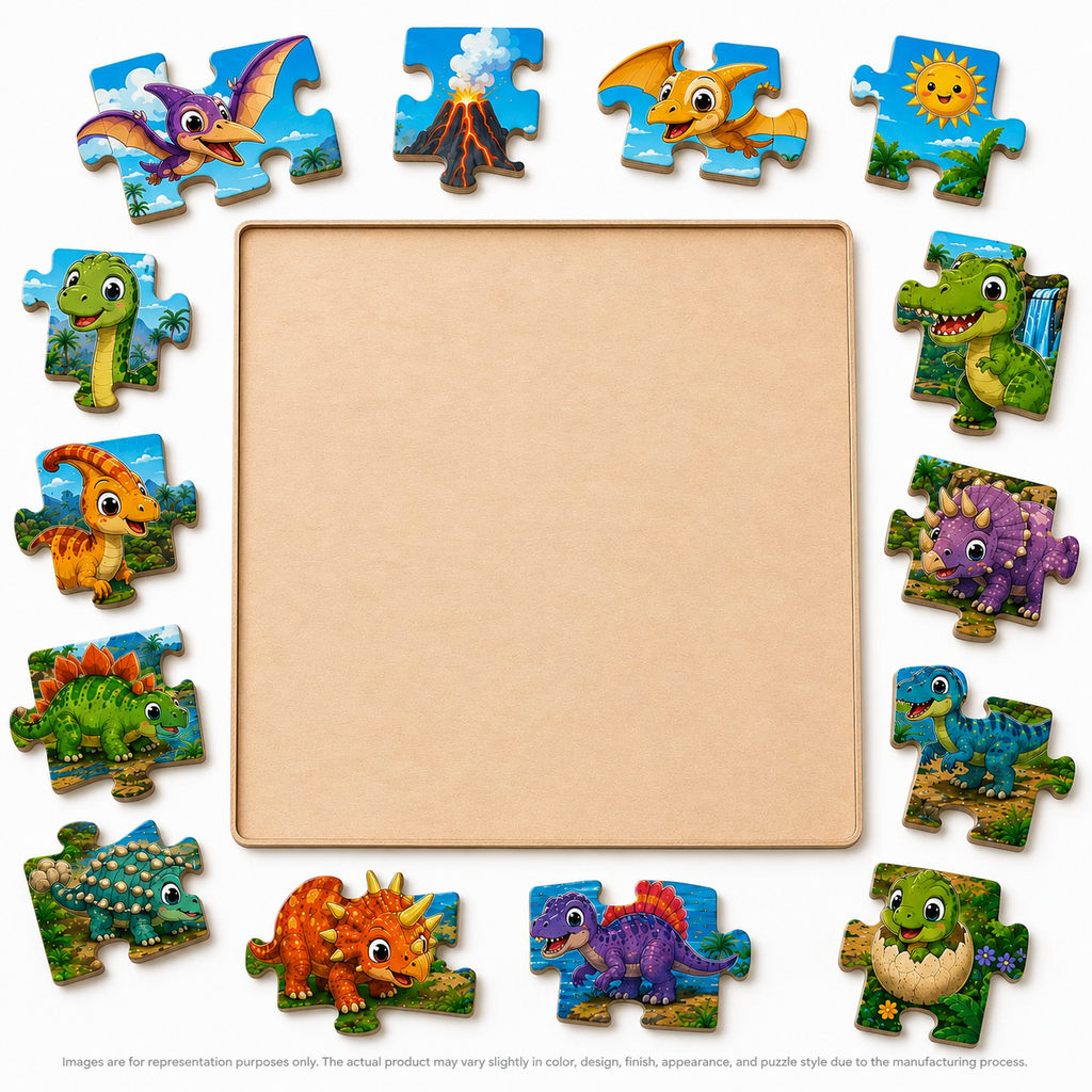 Dinosaur Puzzle  (A4 Size)