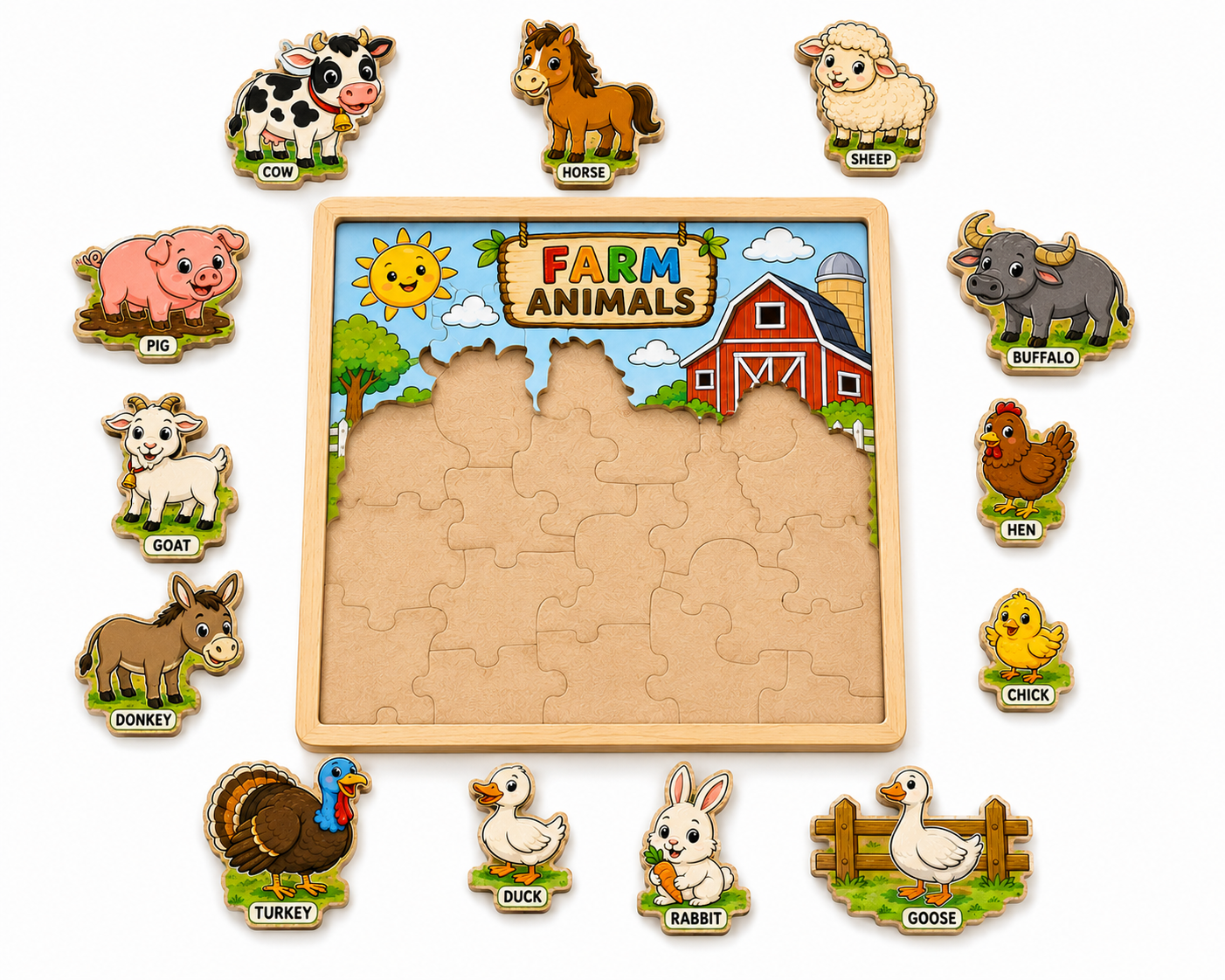 Farm Animals Puzzle