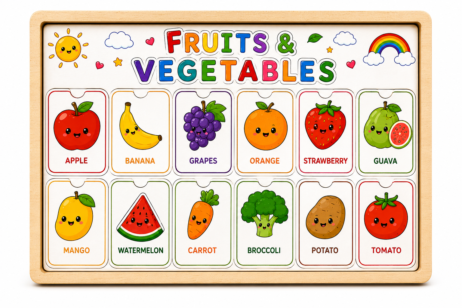 Fruits & Vegetables Puzzle