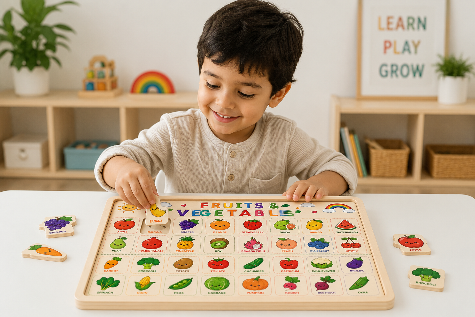 Fruits & Vegetables Puzzle