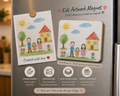 AI Anime Fridge Magnet