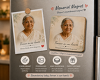 Custom Memory Fridge Magnet