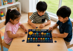 Solar System Educational MDF Puzzle (A4 Size)