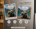 Custom Travel Fridge Magnet